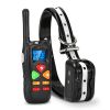 Dog Training Collar Dog Shock Collar with Remote IP67 Waterproof 300mAh Rechargeable 1640ft Remote Dogs Pet Trainer with LED Light Beep Vibra