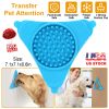 Dog Bath Lick Pad Pet Shower Distraction Mat Dogs Slow Treater Wall Mounted Dispensing Mat