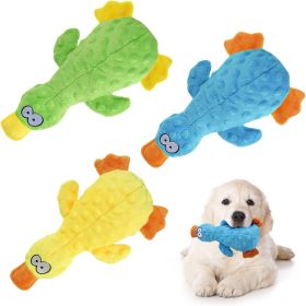 Duck Dog Toy Set (3 Pack) – Squeaky Plush Crinkle Chew Toys