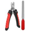 Dog Nail Clippers Professional Pet Nail Trimmer for Pet Claw Grooming Pet Claw Care with Safety Guard to Avoid Over-Cutting Nails Free Nail File