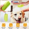 Dog Bath Brush Anti-Skid Pet Grooming Shower Bath Silicone Massage Comb For Long & Short Hair Medium Large Pets Dogs Cats