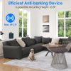 Ultrasonic Anti-barking Device 49.2Feet Sensing Sonic Bark Deterrent with 4 Ultrasonic Frequency Levels 4 Sensitivity Levels Indoor Outdoor Dog Bark
