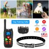 Dog Training Collar Dog Shock Collar with Remote IP67 Waterproof 300mAh Rechargeable 1640ft Remote Dogs Pet Trainer with LED Light Beep Vibra