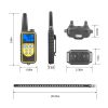 Dog Training Collar IP67 Waterproof Pet Trainer 300mAh Rechargeable 875 Yard Remote Control 4 Modes Adjustable Level