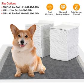 100 Count Dog Pee Training Pads – Super Absorbent Leak-Proof Pads