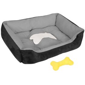 Cozy Fleece Dog Bed – Soft Plush Nest Sofa for Small to Large Dogs