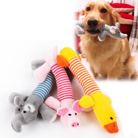 Squeaky Plush Elephant Dog Toy for Small & Medium Dogs