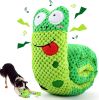 Interactive Plush Dog Toy with Squeaker & Crinkle – Snail Design