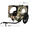 Camouflage Foldable Bicycle Trailer Bike Trailer for Camping Pet Dog Luggage Carry