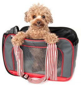 Candy Cane Pet Carrier – Festive Dog Carrier for Holiday Travel