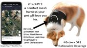 Mini Pet Tracker USB Rechargeable Waterproof GSM GPRS Tracking Device Size:L