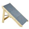 2-in-1 Wooden Dog Stairs & Ramp – 3-Step Convertible Pet Steps for Bed & Sofa