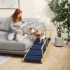 Dog Ramp, Adjustable Height Pet Steps, Foldable Dog Stairs