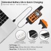 Dog Training Collar IP67 Waterproof Pet Beep Vibration Electric Shock Collar Rechargeable Transmitter Receiver Trainer w/ Remote
