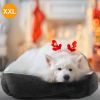 Cozy Fleece Dog Bed – Soft Plush Nest Sofa for Small to Large Dogs