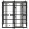 Outdoor Dog Kennel Steel 39.7 ft