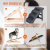 Adjustable Folding Dog Ramp for Bed – Wooden Pet Ramp for Small & Large Dogs