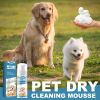 Yegbong Pet Dry Cleaning Mousse Wash For Young Cats And Dogs Wash Free To Odor And Smooth Hair Cleaning