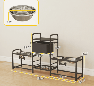 Dog Bowls /Pet Feeding Storage