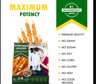 Dog Sticks Wrapped With Chicken & Pet Natural Chew Treats Grain Free Organic Meat & Human Grade Dried Snacks In Bulk For Training Small & Large Dogs
