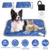 Pet Heating Pad Electric Dog Heating Mat Waterproof Warming Blanket with 9 Heating Levels 4 Timer Setting Constant On Function Chewing-resistant S/