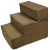 Dog Stairs Pet Step For Bed Couch Sofa Car 3 Steps Soft Foam Detachable Climb Pets Climb