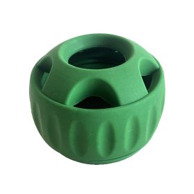Dog Silicone Slow Tableware Molar Food Leakage Toy Pet Pets Supplies (Option: Slow Food Ball Green)