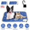 Pet Heating Pad Electric Dog Heating Mat Waterproof Warming Blanket with 86-141? Adjustable Temperature 0-12 Timer Digital Display Chewing-resista
