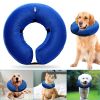 Dog Protective Inflatable Collar Pet Puppy Not Block Vision E-Collar Adjustable Pet Recovery
