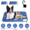 Pet Heating Pad Electric Dog Heating Mat Waterproof Warming Blanket with 86-141? Adjustable Temperature 0-12 Timer Digital Display Chewing-resista
