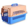 Travel Dog Kennel Carrier Handheld Pet Crate Cage Carrier Box w/ 11lbs Max Load Safety Squeeze Latch