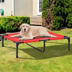 Elevated Pet Cot (Color: Red)