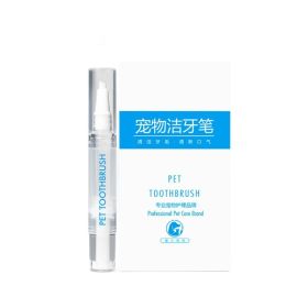 Pet Toothbrush Pen – Dog Teeth Cleaning Tool for Fresh Breath & Plaque Removal (Option: Pet Toothbrush Pens 1pack-1PC)