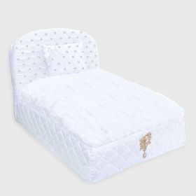 Glamour Baby Dog Bed (Color: Snow)
