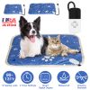 Pet Heating Pad Electric Dog Heating Mat Waterproof Warming Blanket with 9 Heating Levels 4 Timer Setting Constant On Function Chewing-resistant S/