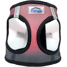 Solid Color Dog Harness with Choke Free Design and Adjustable Fit (Color: Sunset Pink, size: XX-Small)