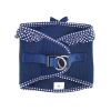 Polka Dot Dog Harness with Choke Free Design and Adjustable Comfort Fit