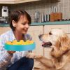 Dog Puzzle Food Feeder Slow Feeding Bowl Interactive Toy Dog Treat Dispensing Toy for IQ Training Mental Enrichment For Small Medium Large Dog