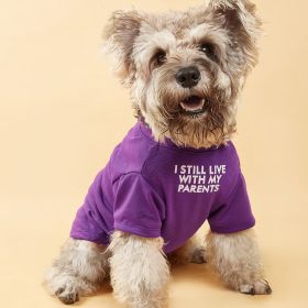Pet Clothes For Small & Medium Dogs; Letter Pattern Dog (size: M)