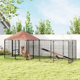 Outdoor Kennel (Color: Coffee)