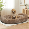 Large Dog Bed – Soft Washable Dog Bed with Non-Slip Bottom (67x43x8)