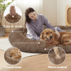 Large Dog Bed – Soft Washable Dog Bed with Non-Slip Bottom (67x43x8)