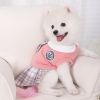 Sweet Bowknot Dog Sweater Dress; Winter Warm Pet Clothes; Costume For Dogs